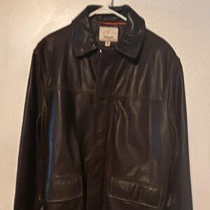 Faconnable Jeans Men’s Leather Jacket